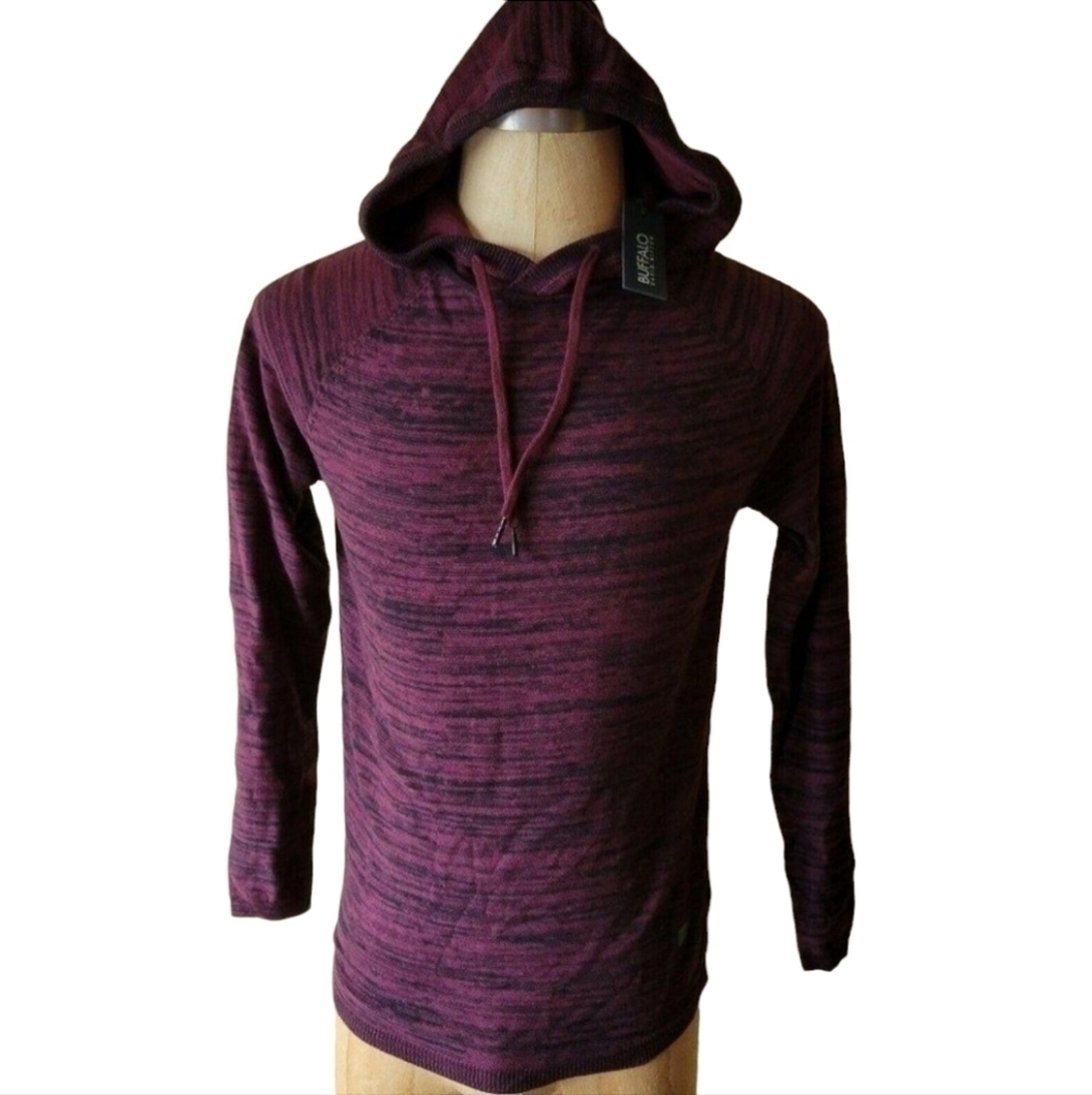 BUFFALO David Bitton Cotton Sweater Hoodie.